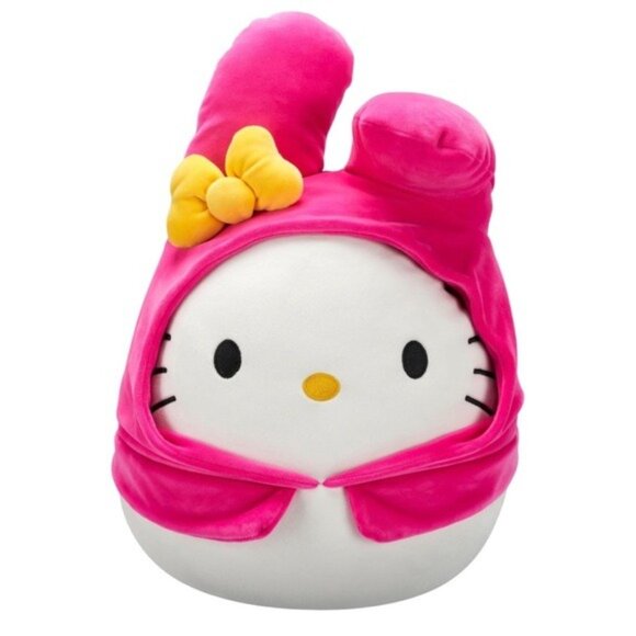 NWT! XL Squishmallows Original Sanrio 14-in Hello Kitty My Melody Hoodie Plushie - Picture 2 of 13